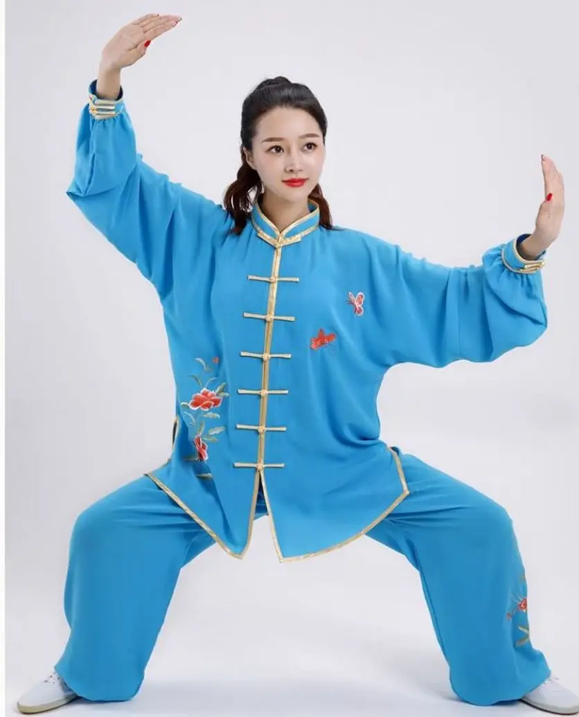 Высокого качества Женская украшенная обувь Тай Чи костюмы боевые искусства ушу