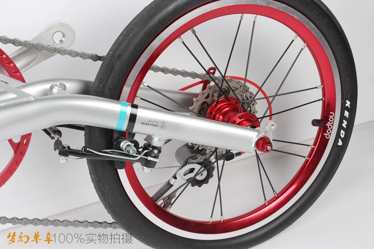 Fnhon FCG1609 складной велосипед 16 дюймов Minivelo CR-MO сталь V тормоз 9 скоростей городской Commuter велосипед для Shimano Shift ретро досуг BMX