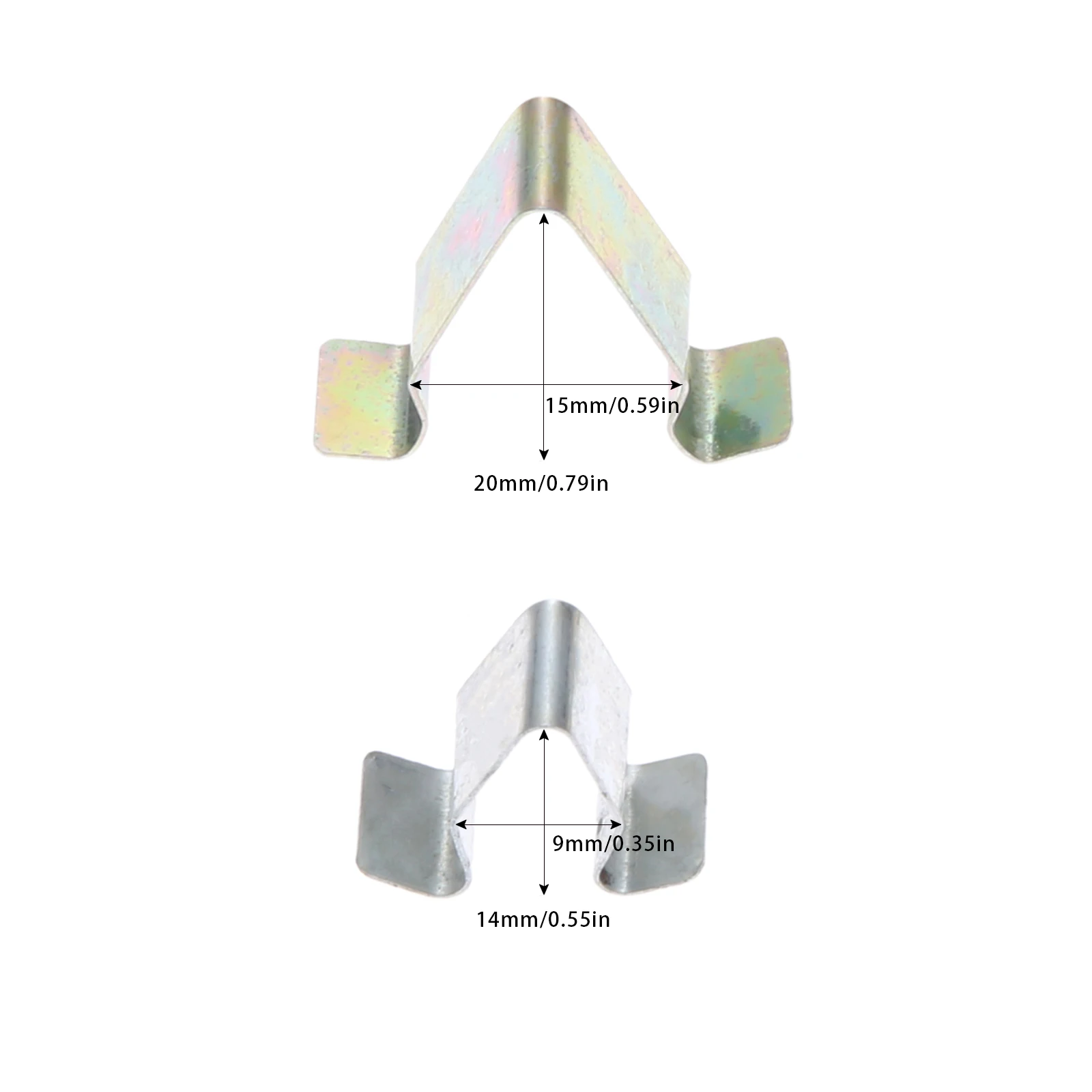 

10pcs Auto Front Console Dash Dashboard Retainer Rivet Fastener Clips For Universal All Cars VW Panel Trim Metal Clip