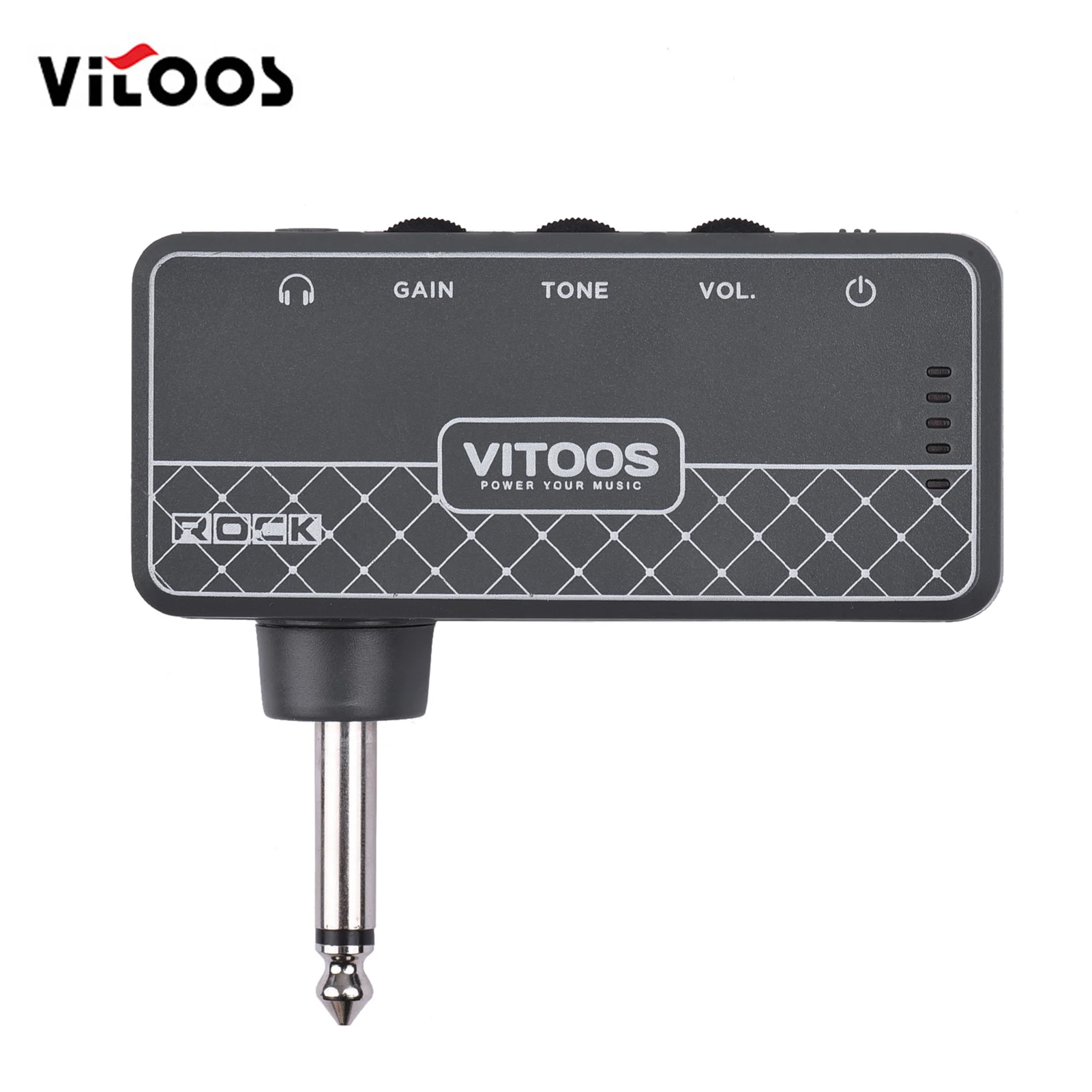 

VITOOS ROCK & METAL гитарные наушники усилитель для гитары Amp 1/4 дюйма разъем 3,5 мм разъем для наушников и Aux аксессуары для гитары