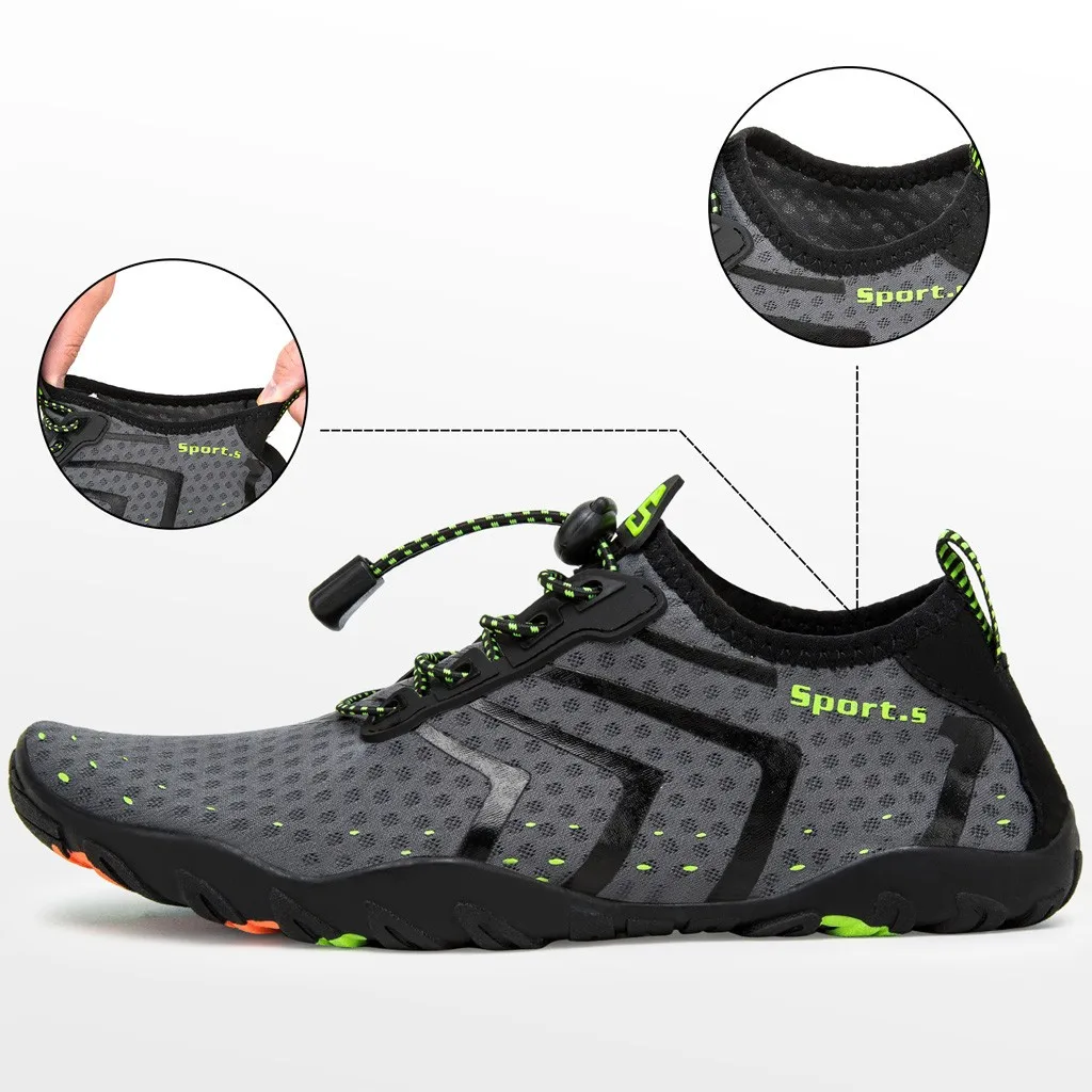 Кроссовки унисекс для водного спорта быстросохнущие спортивные сникерсы