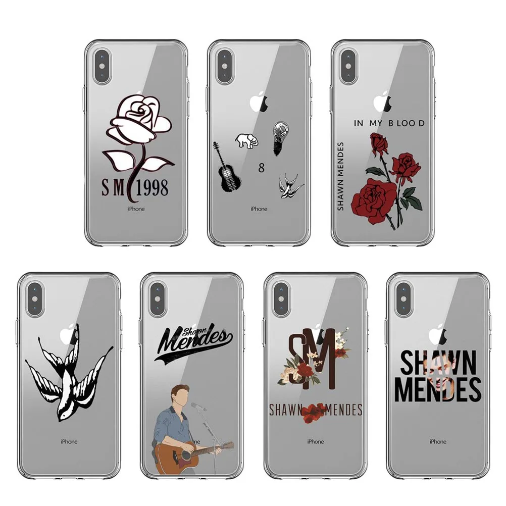 Канадский поп звезды Шон Мендес Мягкий силиконовый чехол для телефона Iphone 5 5s se 6 S