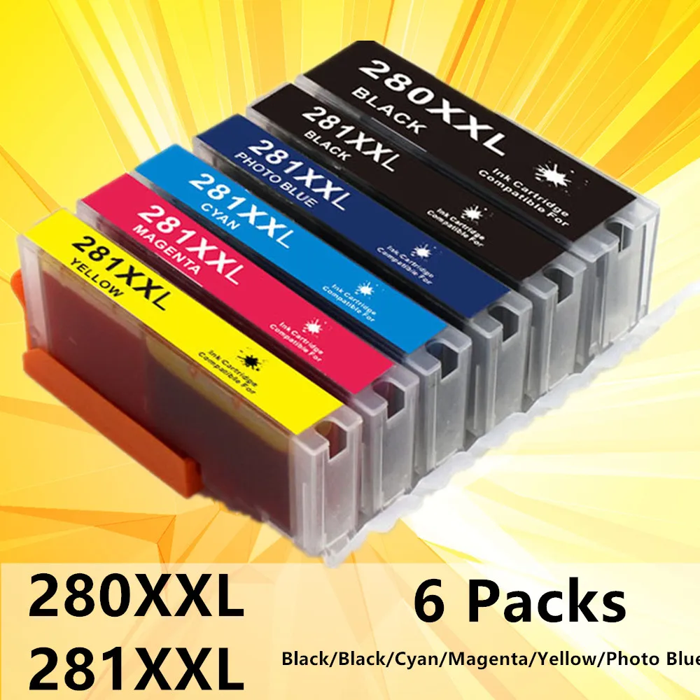 280XXL 281XXL чернильный картридж для Canon PGI-280XXL CLI-281XXL PGI 280 XXL CLI 281 Pixma TS6120 TS8120 TS9120