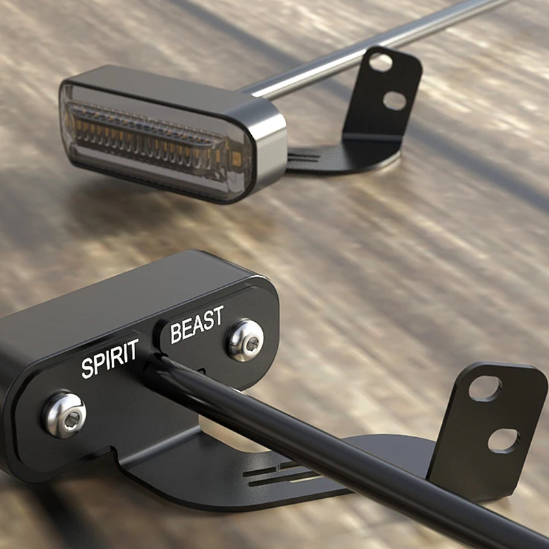 Светильник Spirit Beast из нержавеющей стали для скутера Honda Suzuki Yamaha Piaggio Vespa KYMCO Benelli