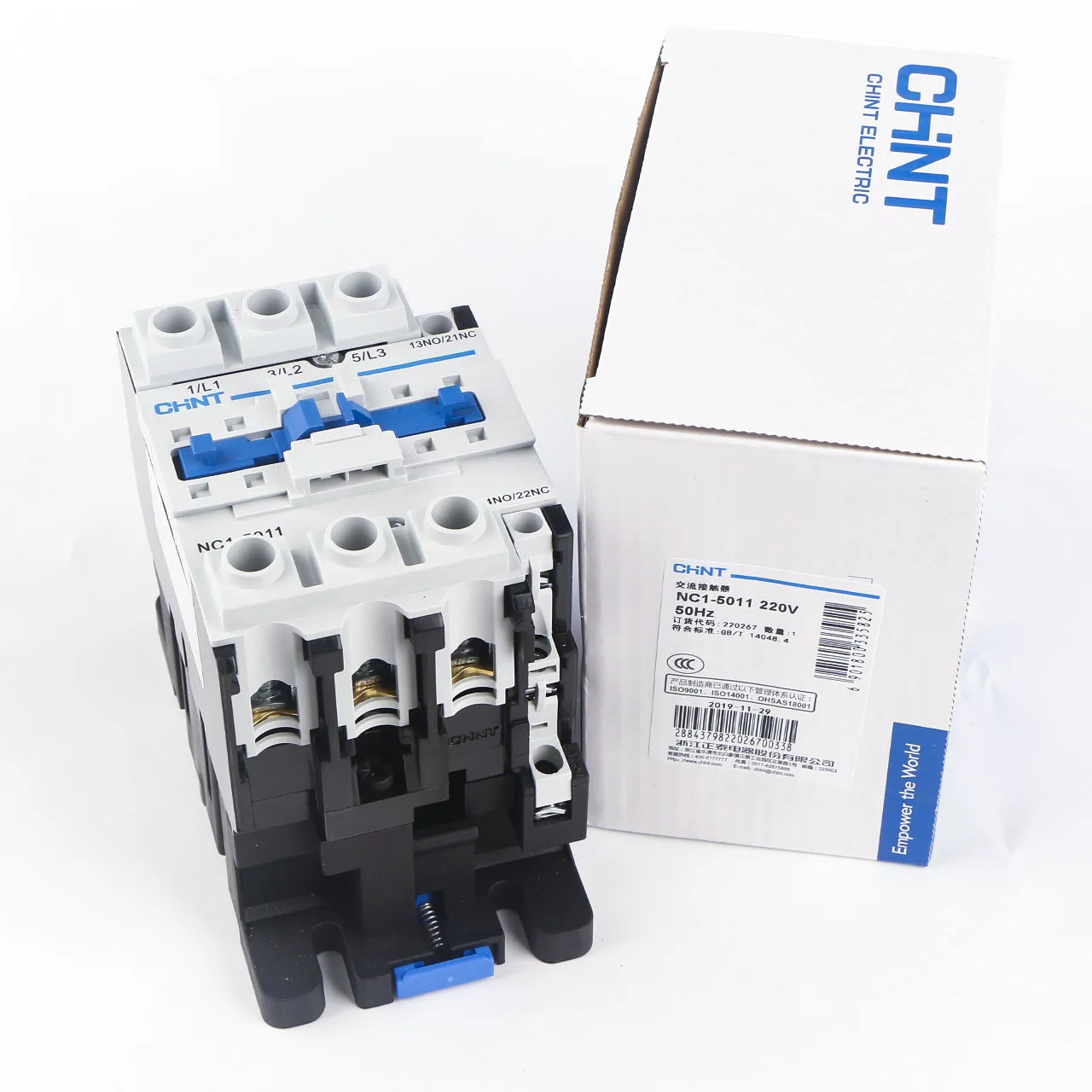 

CHNT NC1-5011 220V Ac contactor New A-74823