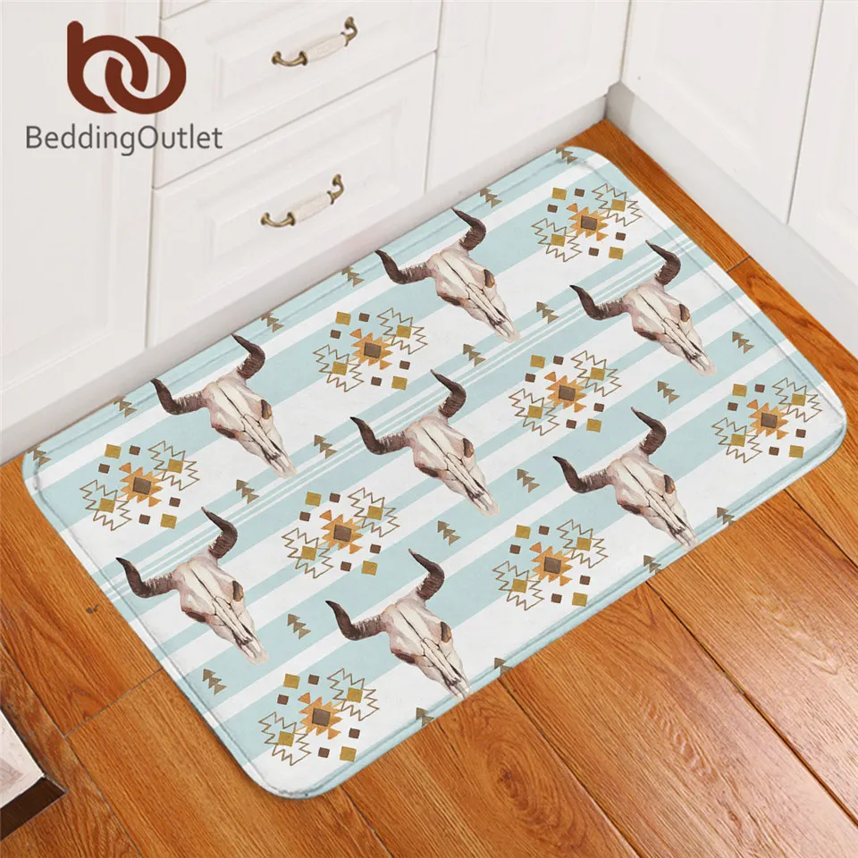 Коврик BeddingOutlet в стиле Ловец снов готический ковер с черепом рогами для спальни