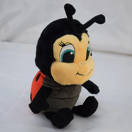 Big ladybug Fruta peluche бобовые brinquedo pelucia плюшевые фрукты, куклы, овощи, игрушки, лимон, мягкая игрушка, банан, водяная вода, ананас Pro - Цвет: Big ladybug