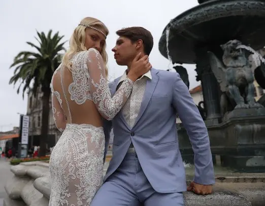 Арабский сексуальный русалка 2020 Свадебные платья с длинным рукавом Полный