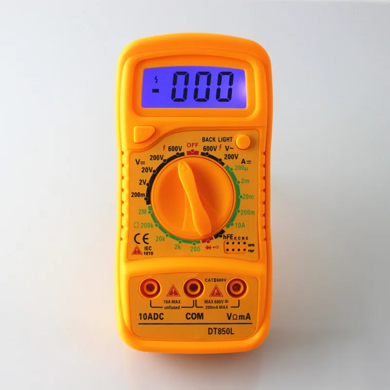 XL830L Multimeter 830L DT-850L Handheld Digital Blue Backlight Display | Инструменты