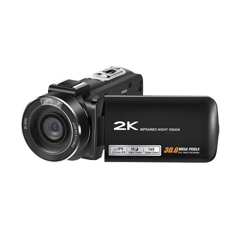 

Видеокамера 2K, видеокамера FHD 1080P 30FPS 30MP 16X, цифровой зум, Wi-Fi, видеорегистратор с сенсорным экраном, видеорегистратор с функцией стабилизации