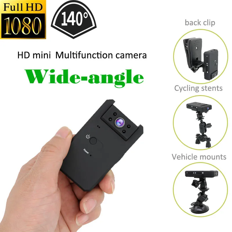 JOZUZE K6 HD широкоугольная мини камера с функцией обнаружения движения портативный