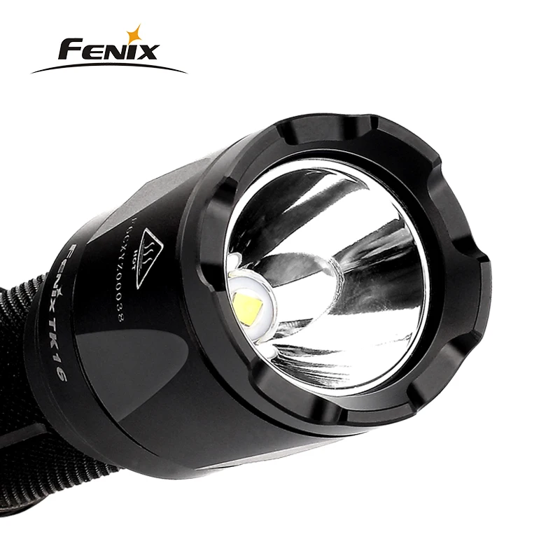 Водонепроницаемый поисковый тактический фонарик FENIX TK16 5 режимов макс. 1000