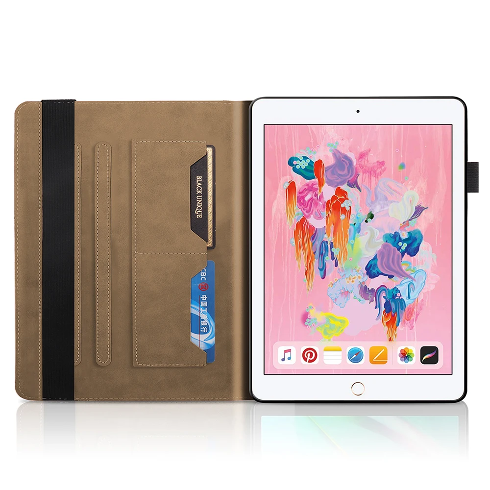 Чехол для планшета Apple iPad 5 6 7 8 9 Pro 10 2 11 2018 Air MINI 1 3 4 2017 12 кожаный чехол из ТПУ |