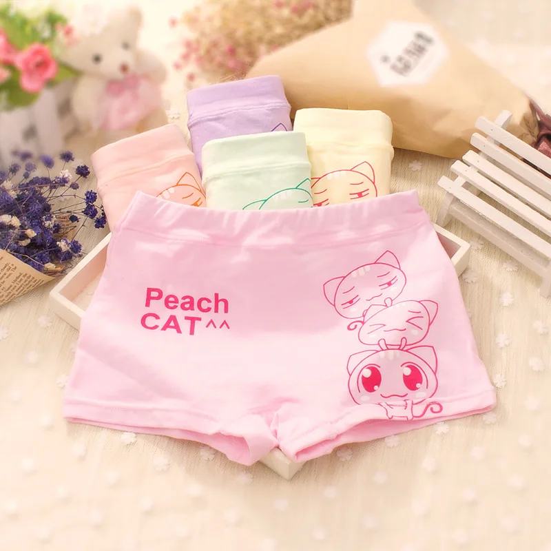 

Girls' Cartoon Underwear Boxer Shorts Cotton Underwear Children's Underwear Baby Shorts Cute and Comfortable Women's Clothing