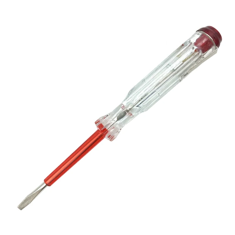 

Pen Electric Tester Mains Tester Screwdriver Electrical Tester Screwdriver Electrical Pen Tester Cr-V Steel 100-1000V