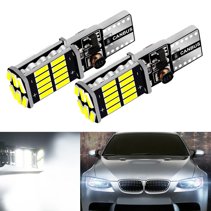 2x T10 W5W 4014smd светодиодный габарисветильник с объективом проектора для AUDI A2 A3 8L 8P A4 B5