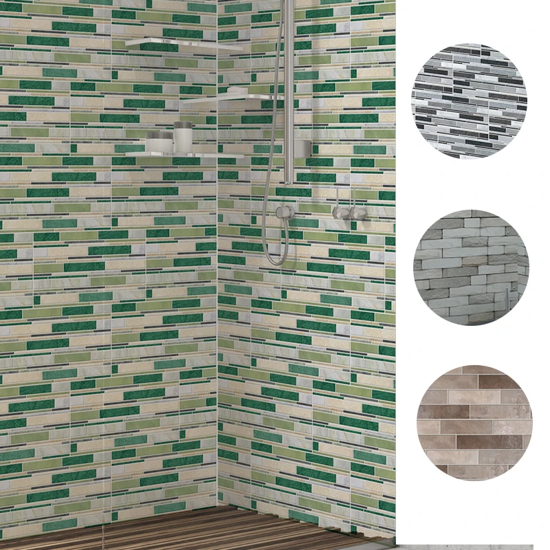 Самоклеющиеся Non slip Кухня мозаика наклейки матового Водонепроницаемый для