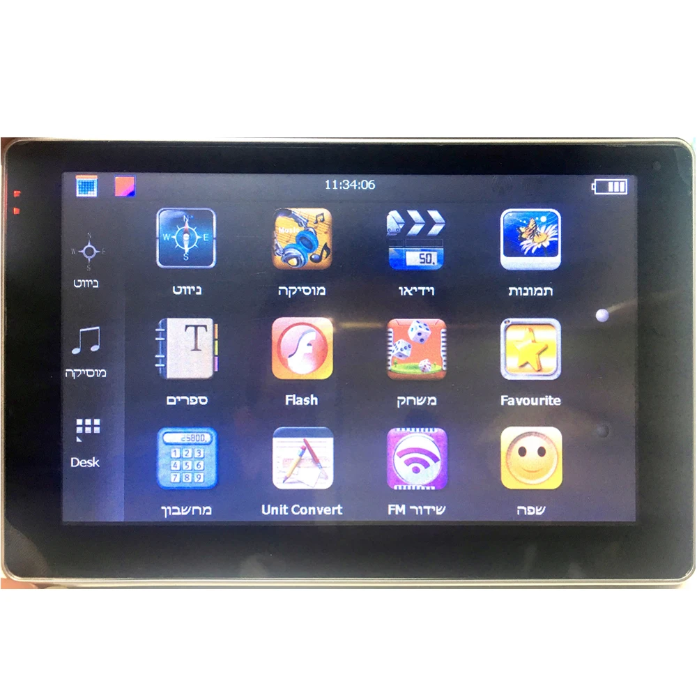 Портативный спутниковый навигатор 5 дюймовый автомобильный GPS для грузовика 8G