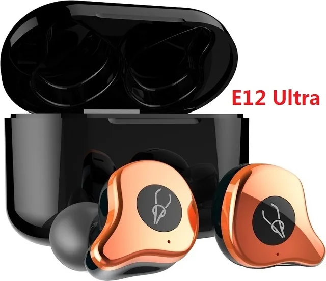 Copper Sabbat E12 Ultra TWS Bluetooth Qualcomm v5.0 наушник aptX спортивные Hi-Fi стерео наушники с шумоподавлением Беспроводные наушники PK x12 - Цвет: Copper