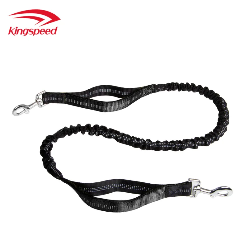 Светоотражающий Поводок для собак с двумя крючками и сумкой на пояс | Дом сад