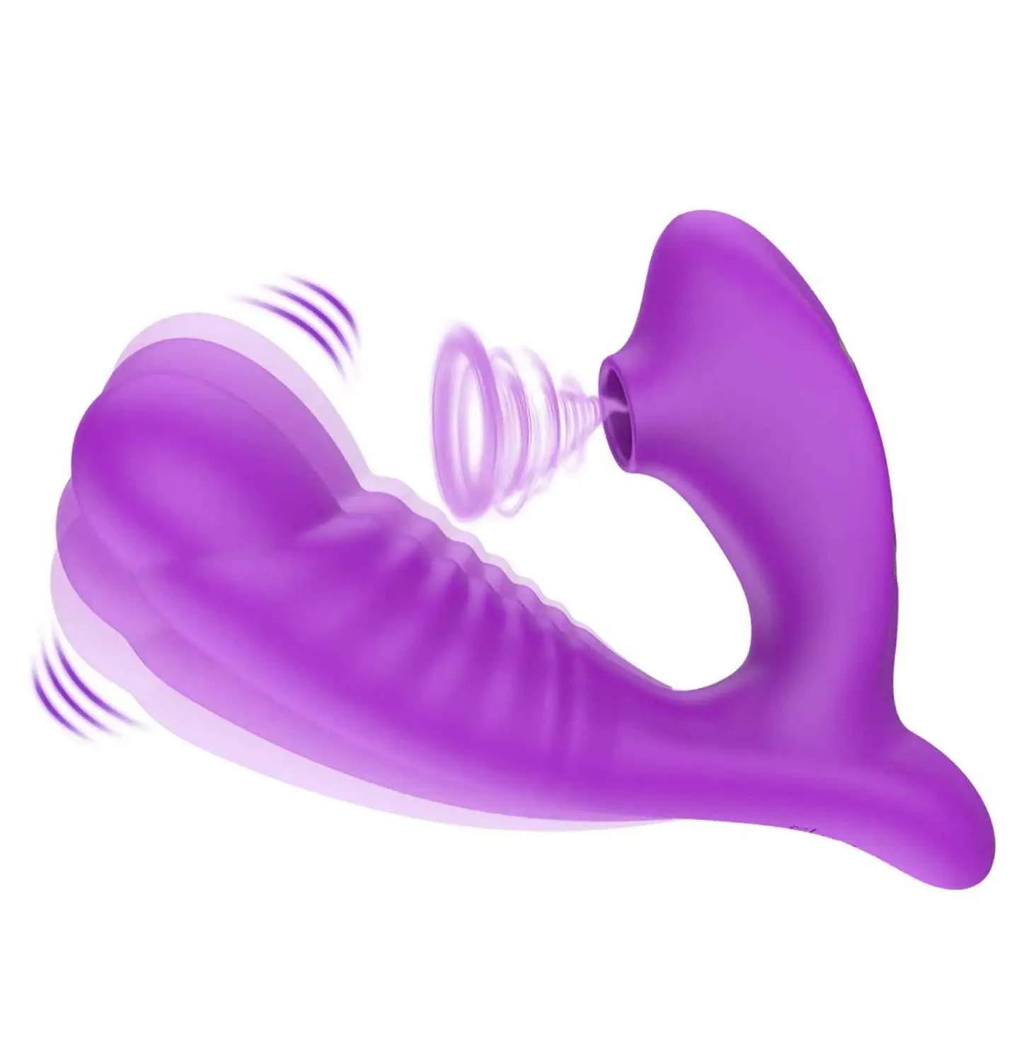 Клиторальный фаллоимитатор с присоской 10 мощных режимов всасывания Стимулятор