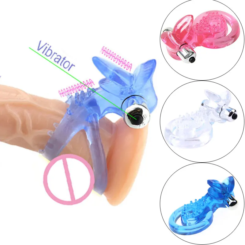 БДСМ Связывание мужской целомудрия устройство пениса Кольца Вибрация Задержка