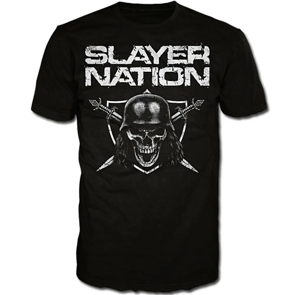 

Slayer Nation Shirt S M L XL XXL Thrash Metal T-Shirt Official Band Tshirt New