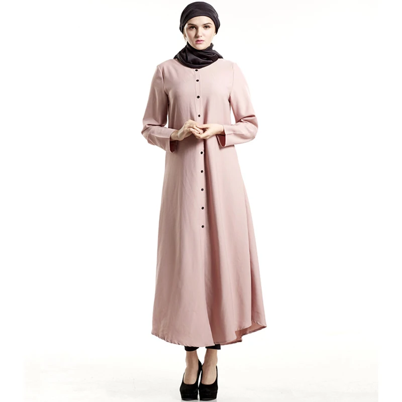 Мусульманские турецкие длинные рубашки большого размера Abaya в Дубае
