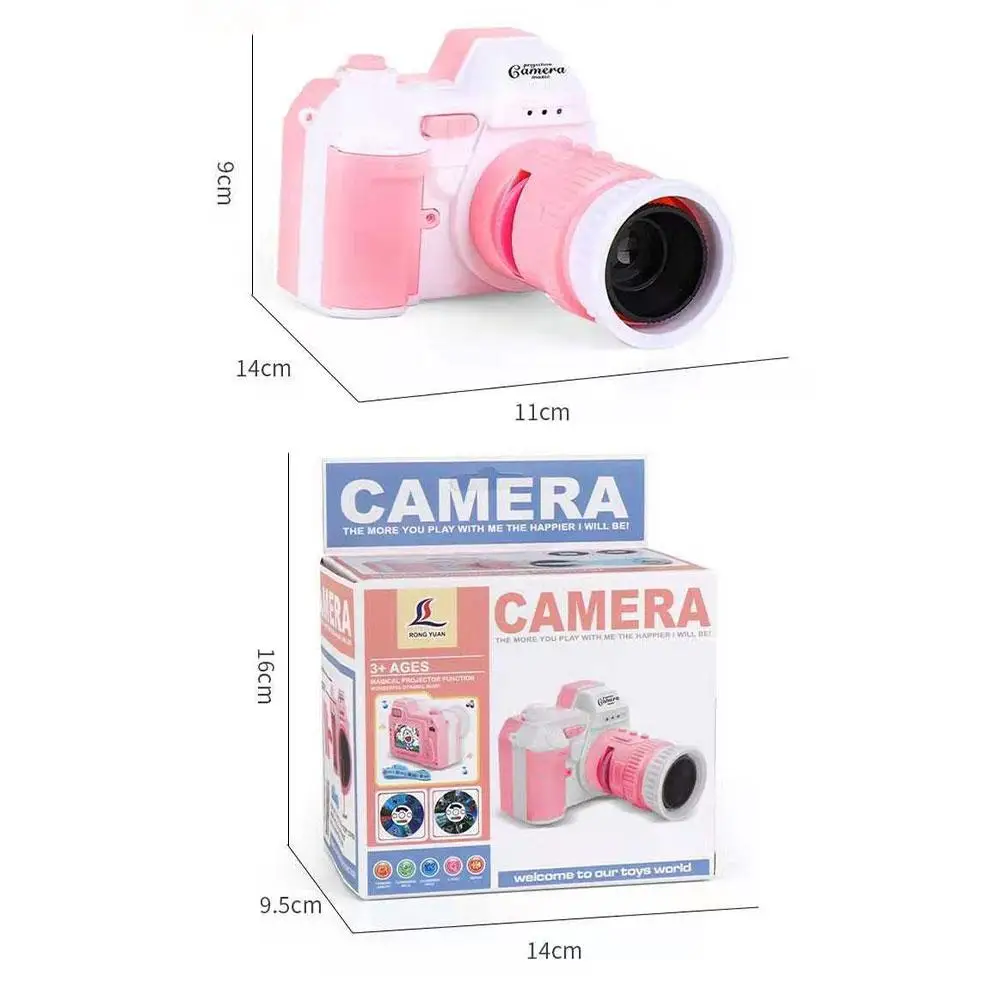 

Children's Sound And Light Intelligent Projection Camera Enlightenment Early Education With Light Music Flashlight Student Gift