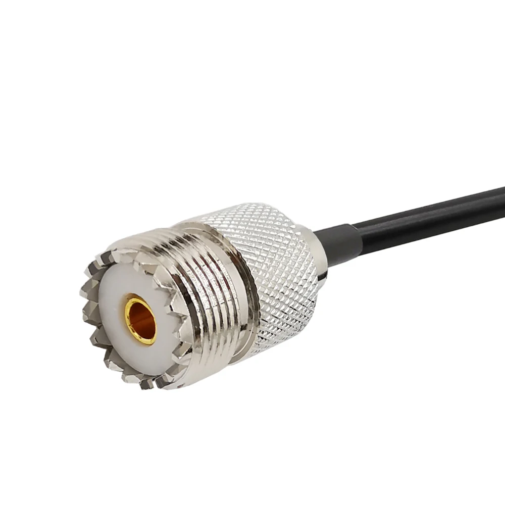 RF LMR200 портативный радиоантенный кабель SMA штекер к UHF гнездо разъем SO239 для Yaesu Kenwood