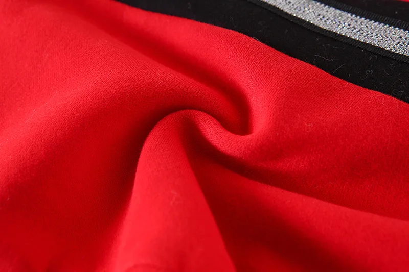 Модный красный/черный свитер для маленьких мальчиков модные флисовые топы с