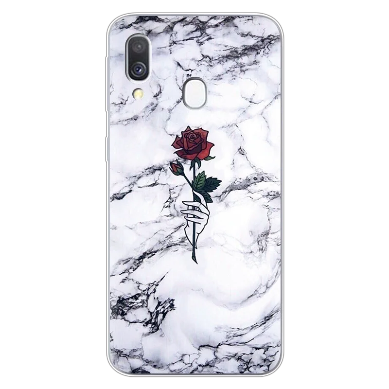 dls1rose Роскошный Мраморный чехол для телефона Samsung Galaxy A40 A30 A50 A70 A60 A10 A20, модный силиконовый мягкий чехол из ТПУ - Цвет: dls1rose