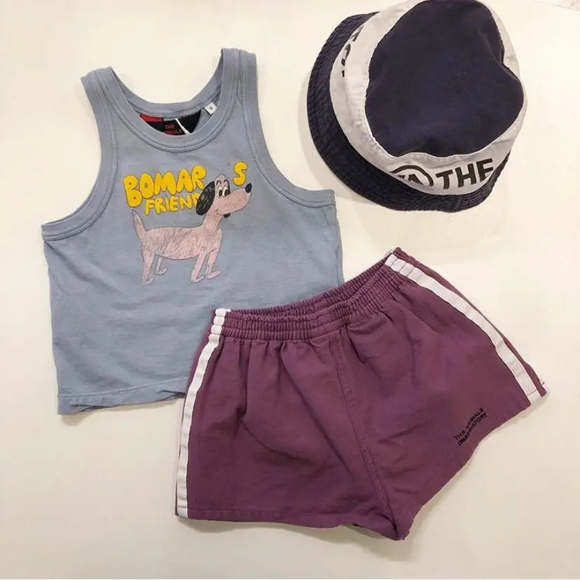 Baby Girl Boy t shirt Casual Sleeveless Summer Tops Cotton Tees 0-2Y | Детская одежда и обувь