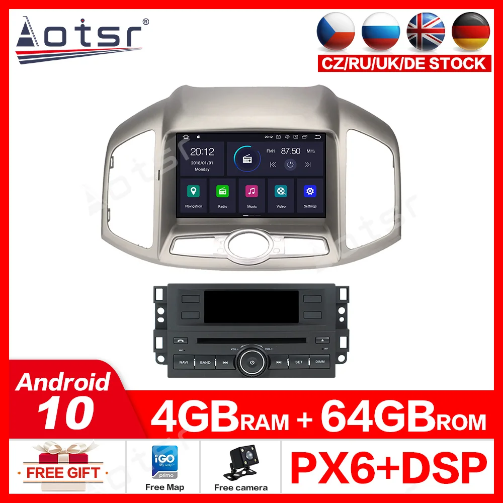 2 din магнитола android для Chevrolet Captiva автомобильный плеер GPS навигация 2012 ~ 2017 стерео