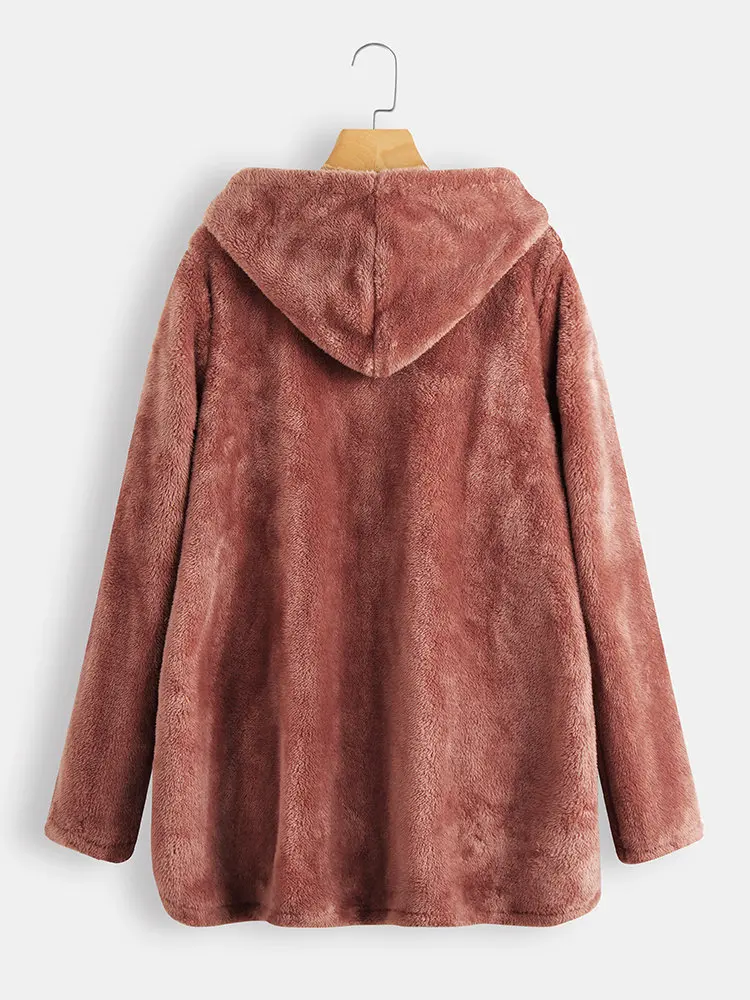 Зима 2021 лидер продаж парки плюшевые повседневные однотонные розовые пальто