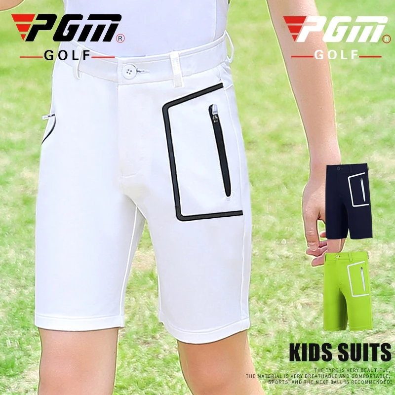 PGM/детские дышащие шорты для гольфа Повседневные Удобные с карманами мальчиков