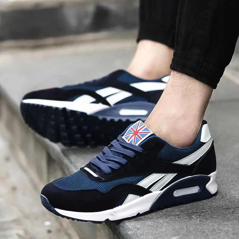 

2021 Men Casual Shoes Spring Autumn Breathable Mens Flats Shoes Zapatillas Hombre Fashion Shoes Stripe Sapato Sneakers