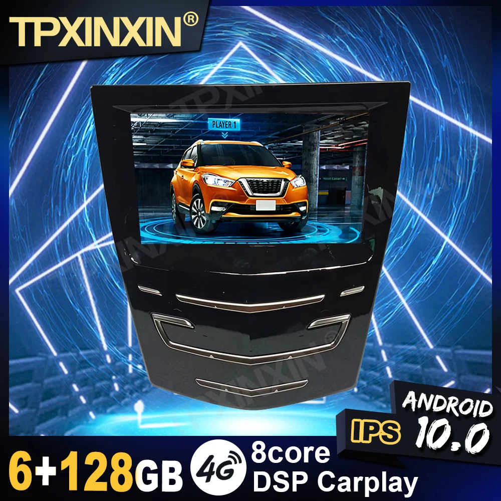 

For Cadillac ATS/ATSL/XTS/SRX/CTS Android 11.0 6G+128G Carplay GPS Navi Multimedia Player Stereo Auto Audio Radio Tape Recorder