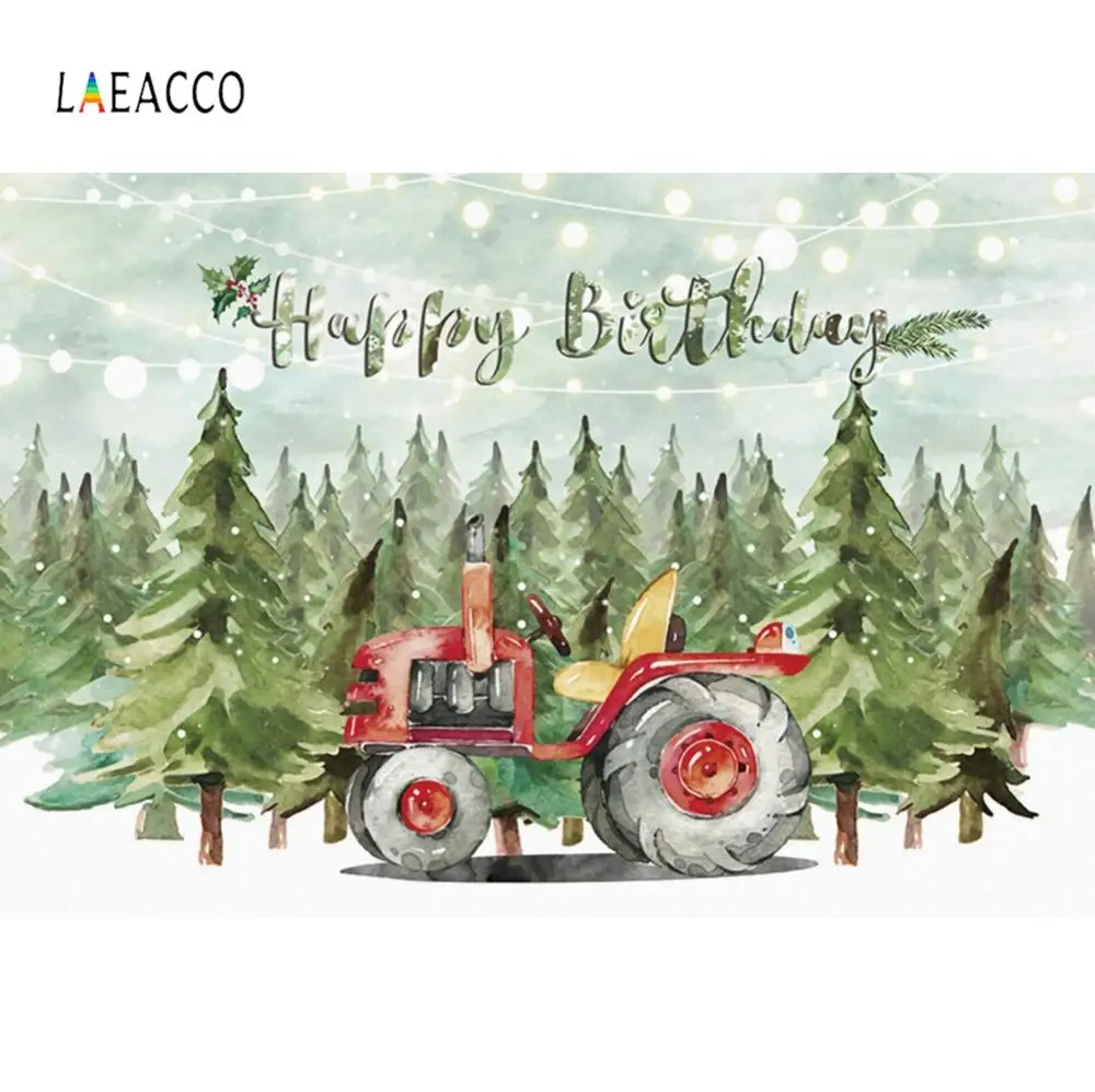 Фотофоны Laeacco для студийной фотосъемки с изображением снежной сцены на день