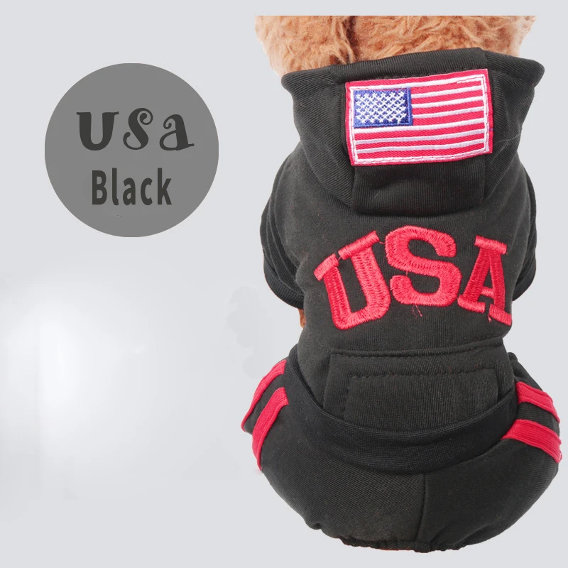 

Pets Casual Wear With Letters Dogs Sports Suits Bichon Hoodies SweatshirtsPuppy Clothes Winter Autumn Kitty Coats Bomei Clothing