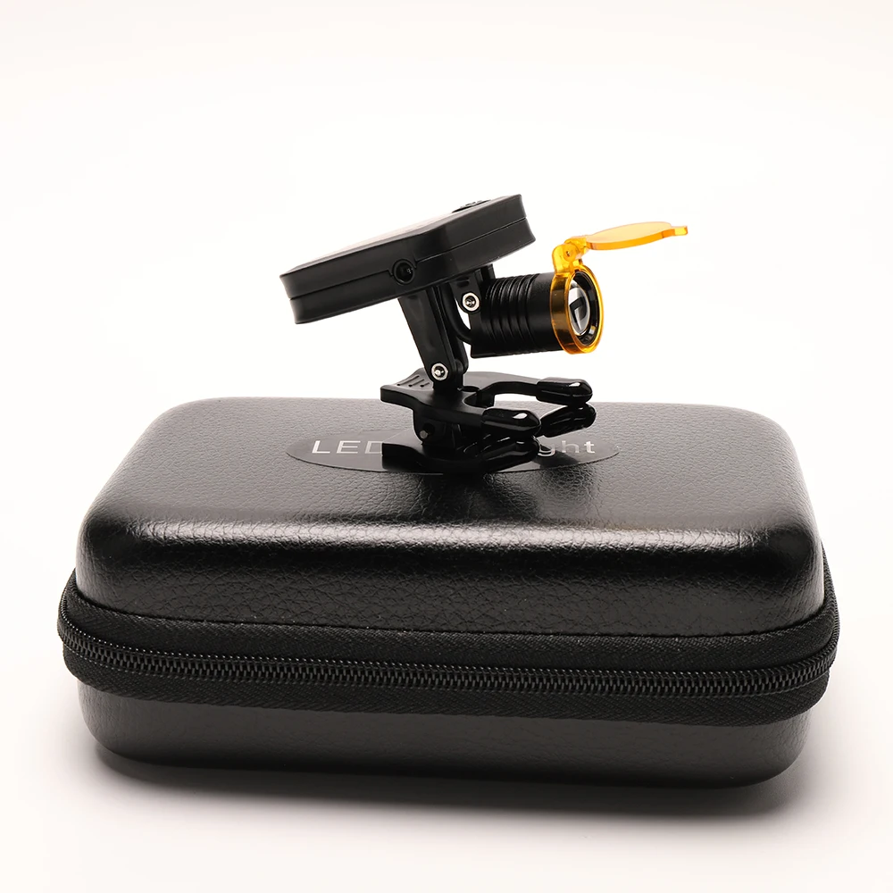 

Беспроводной портативный налобный фонарь 3 Вт с оптическим фильтром для стоматологических налобных фонарей, лабораторная медицинская лупа...