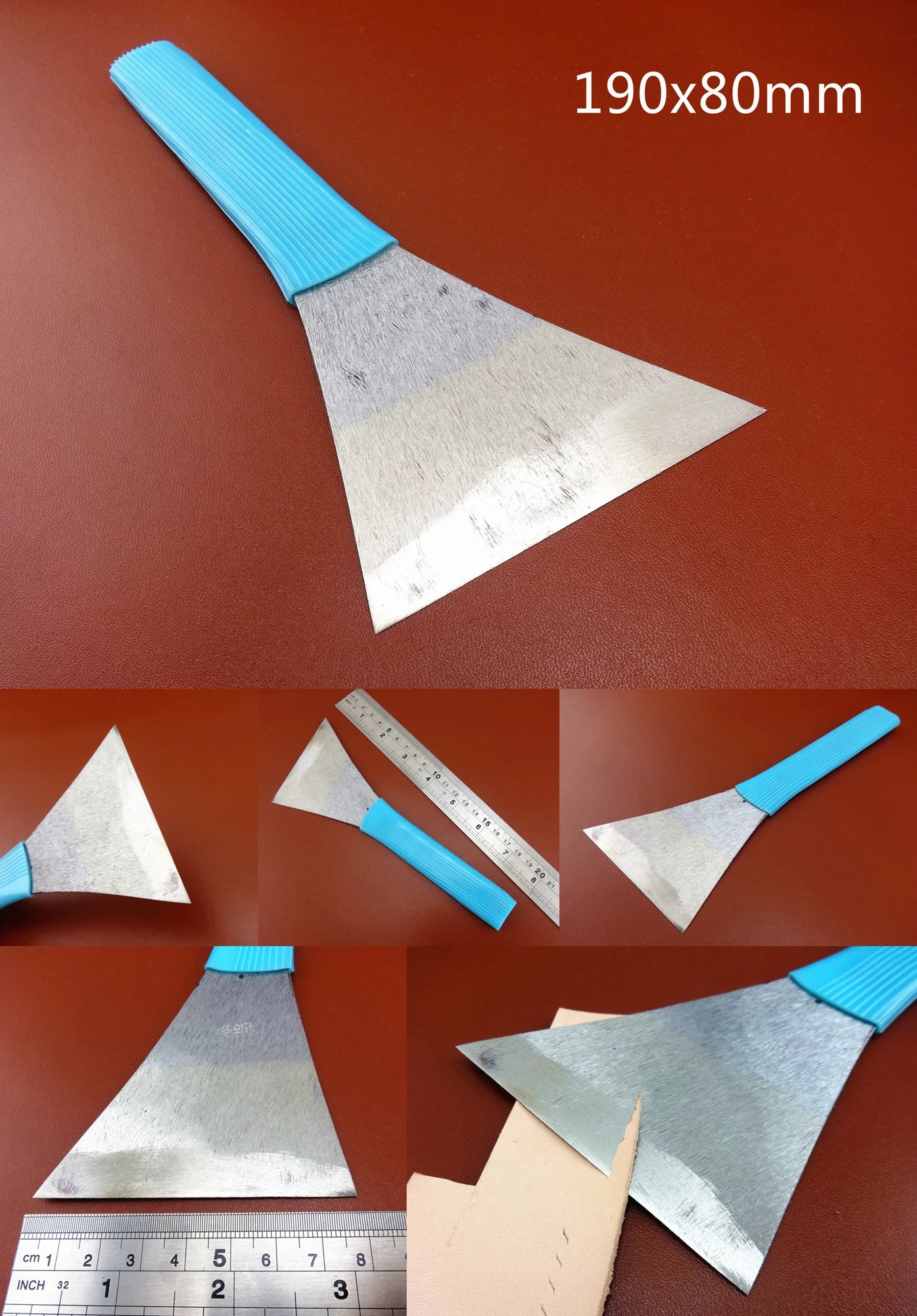 3 вида кожевенное ремесло быстрый стальной нож для заготовки резак Мясницкая