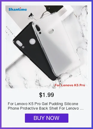 For Lenovo K5 Pro Gel Pudding Silicone Phone Protective Back Shell For Lenovo K5 Pro Soft TPU Case