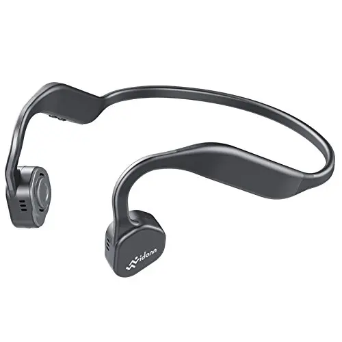 Gray Vidonn F1 наушники с костной проводимостью, Bluetooth 5,0, титановая Беспроводная Спортивная гарнитура с открытым ушком - Цвет: Gray