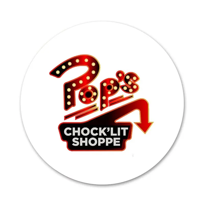 

58mm American TV Riverdale Painted LOGO Icons Pins Badge Decoration Brooches Metal Badges For Backpack Decoration