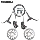 4-поршневой дисковый тормоз двойного действия MEROCA, для горного велосипеда, правый, передний, левый, задний, 8001400 мм, тормоза с ротором G3 160 мм, деталь для горного велосипеда