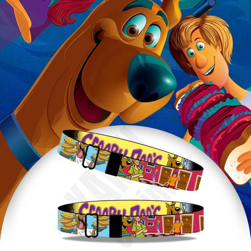 

30pcs/lot Scooby Doo Wristband Ribbon Bag Pendant Cartoon Anime Lanyards Phone Case Badge Holders Keychain Hand Strap NA2340