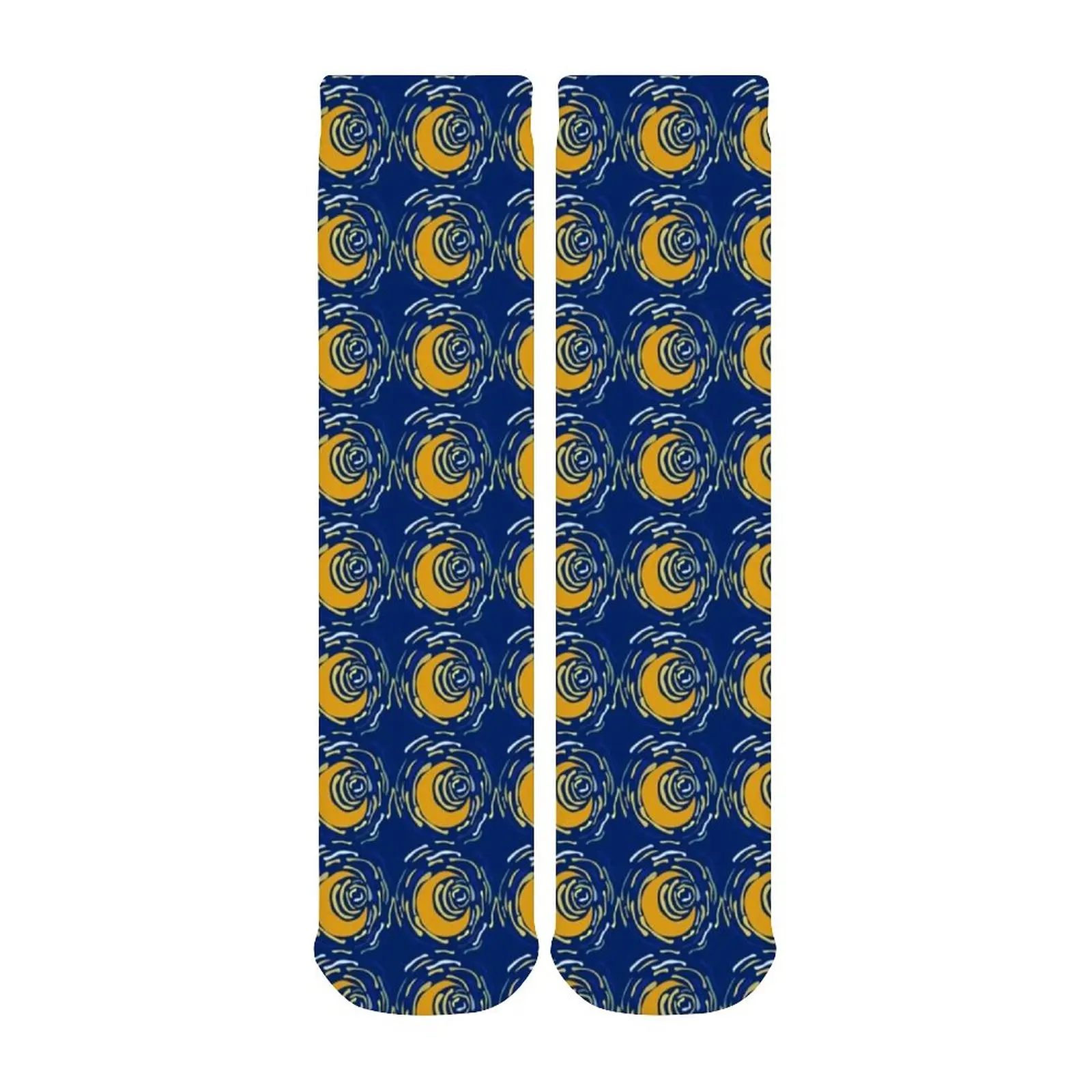 

Van Gogh Starry Night Socks Teenage Sublimation Stockings Large Chemical Fiber Non-Slip Fun Outdoor Socks