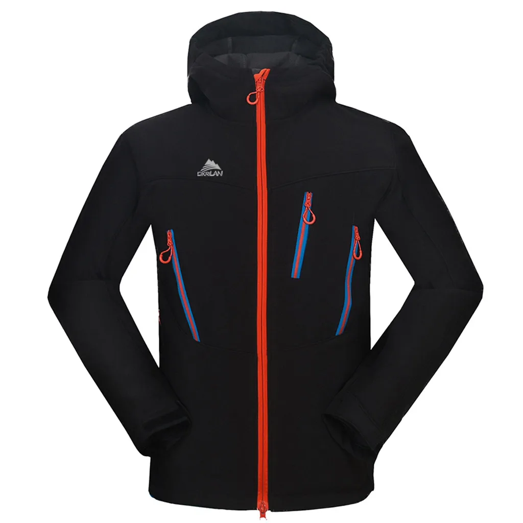 Мужская зимняя однотонная куртка для катания на лыжах 2020 Повседневная Удобная