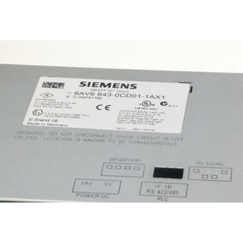 Siemens 6AV6 643-0CD01-1AX1 6AV6643-0CD01-1AX1 MP 277 Новый в коробке | Инструменты